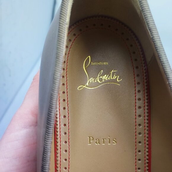 Christian Louboutin MENS Dandelion Leather Brown Roca Loafer main image 4